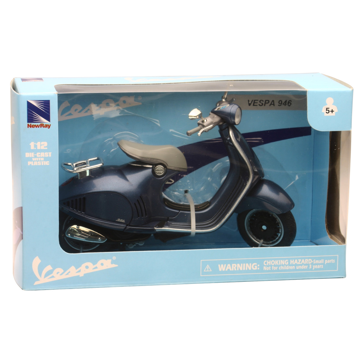 UNBOXING Vespa 946 Emporio Armani (Black) - 1:12 Scale Diecast Motorcycle  by NewRay 