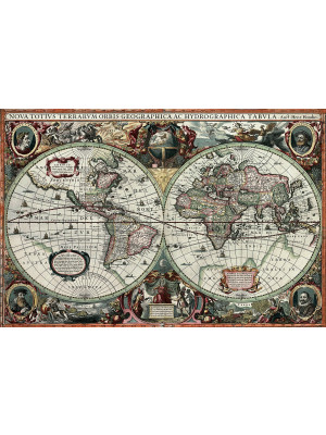 PUZZLE MAPAMUNDI ANTIGUO (100-204)*12