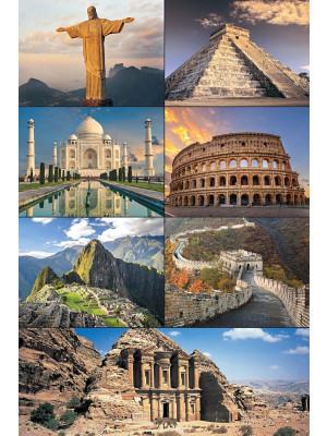 PUZZLE LAS 7 MARAVILLAS DEL MUNDO (100-261)*12