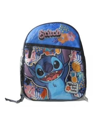 MOCHILA ESPALDA 12" STITCH HAWAI (27146)