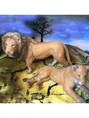 Leones Figuras Reales Piezas De Museo