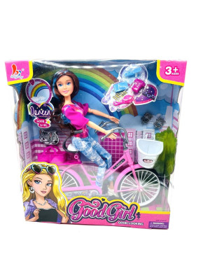 Muñeca Con Bicicleta (66760)