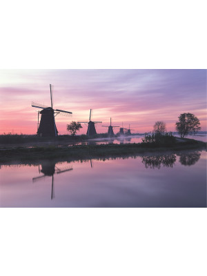 PUZZLE ILUM. WINDMILL (100-329)*12