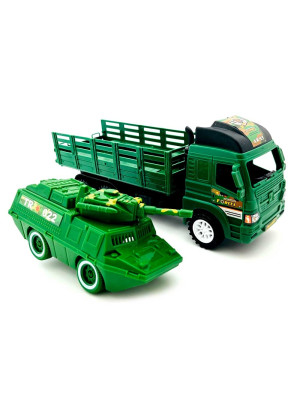 CAMION TTE. TANQUE DE GUERRA A FRICCION (AU00773)*36