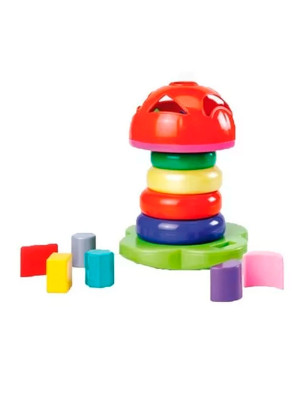 Juego De Encastre Hongo Involcable Didactico 20132 New Plast 