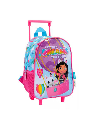 Mochila Carro 12" Gabby Doll House Globo 35201 Wabro
