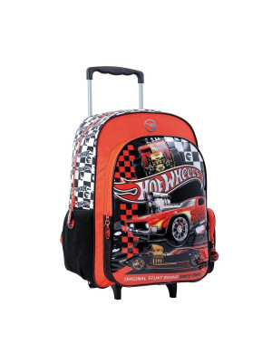 Mochila Carro 18 Hot Wheels Red Cars 75115 Wabro