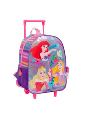 Mochila Carro 12" Princesas 81601 Wabro