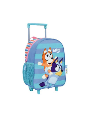 Mochila Carro 12" Bluey Rayas 57903 wabro