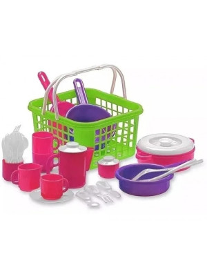 CANASTA CON SET DE COCINA Y TE (613)*14