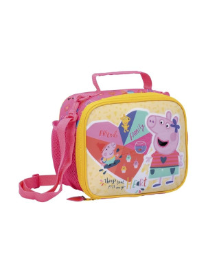 Lunchera Peppa Pig Corazon 55402