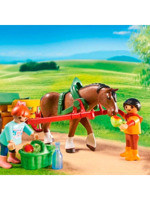 PLB CARRRUAJE CON CABALLO (6932)*5