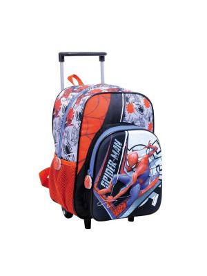 Mochila Carro 12" Spiderman Gray 38221 Wabro