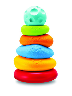 Pirámide Aros Apilables Juguete Didactico Bebe Infantino