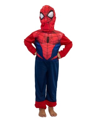 Disfraz Económico Spiderman Hombre Araña Marvel Talle 0 New Toys 8200