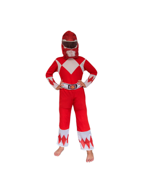 Disfraz Power Rangers Rojo T2 CAD1075