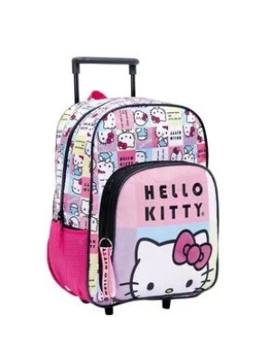 Mochila Carro 14" Hello Kitty Cuadrille