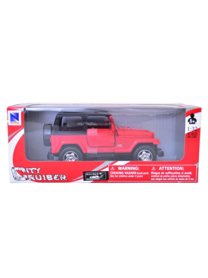 JEEP WRANGLER FREE WHEELS 1:32 MET103)*12