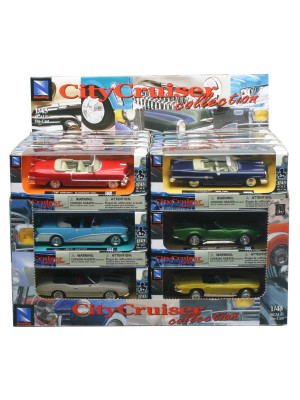 AUTOS AMERICANOS 1:43 18 STYLES (MET105)*24 *48