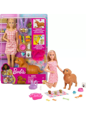BARBIE CACHORRITOS RECIEN NACIDOS (HCK75)*4 