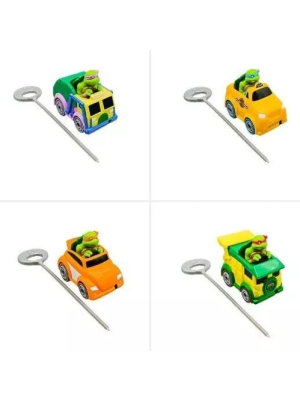 VEHICULO CON FIGURA Y LANZADOR (71046)*6 
