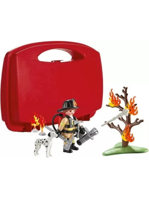 Playmobil 70310 Valija Maletin De Bomberos