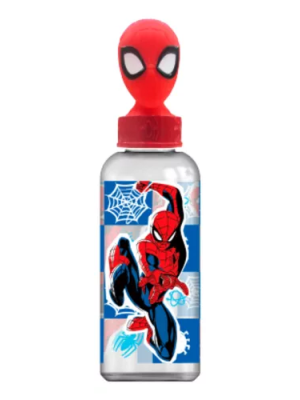BOTELLA FIGURA 3D SPIDERMAN 560 ML. (1020)