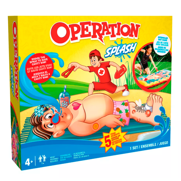 Operacion Splash Juego De Agua Hasbro 66202 Wabro