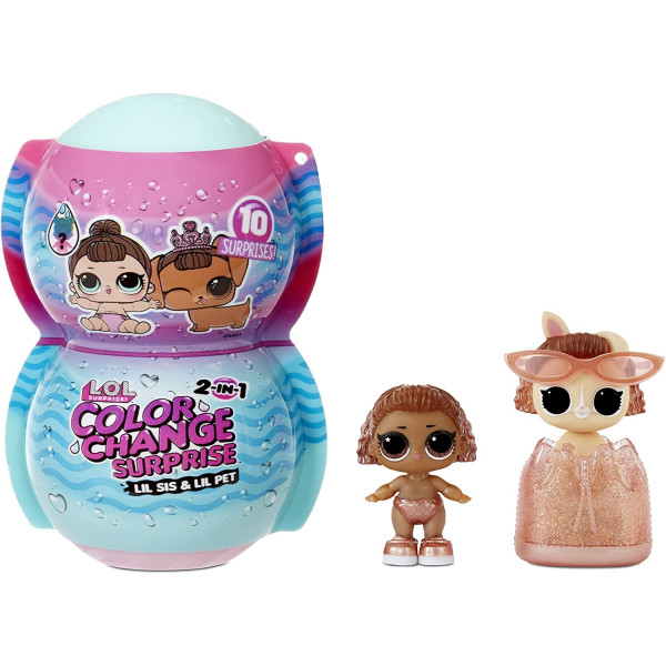 Muneca Lol Surprise Color Change Sister Y Pets 580768